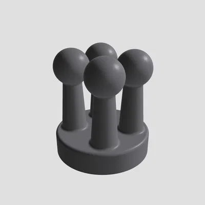 Giá Treo Dao Cạo và Bàn Chải Đánh Răng Tối Giản In 3D