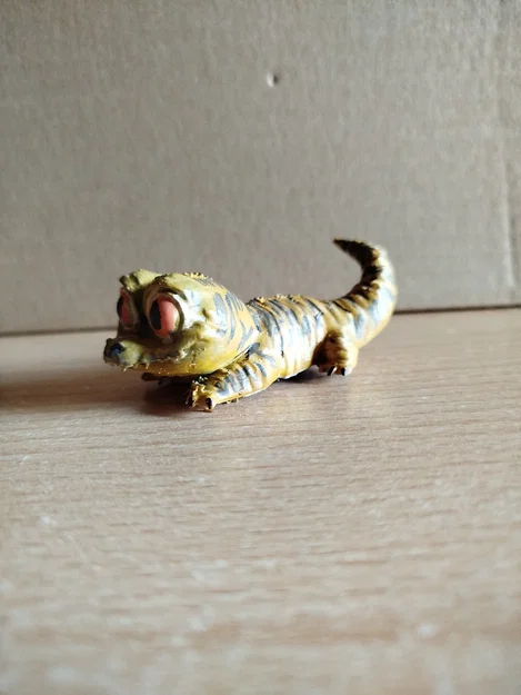 Mô hình chú cá sấu nhỏ đáng yêu - Mini Cute Crok 3D - Image 2