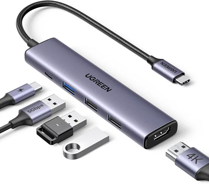 Ngàm VESA gắn Hub UGREEN Revodoc Basic 5-in-1 cho màn hình - Image 3