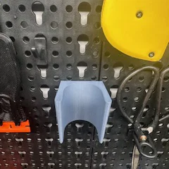 Ngàm treo Pegboard Parkside/Lidl cho tua vít điện Durofort (in 3D)