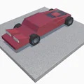 Mô hình xe đua phong cách cổ điển in 3D (Ferrari Style) - Thumbnail 1
