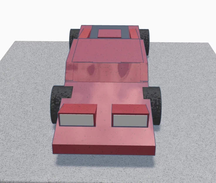 Mô hình xe đua phong cách cổ điển in 3D (Ferrari Style) - Image 2