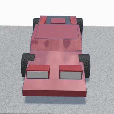 Mô hình xe đua phong cách cổ điển in 3D (Ferrari Style)