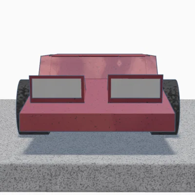 Mô hình xe đua phong cách cổ điển in 3D (Ferrari Style)