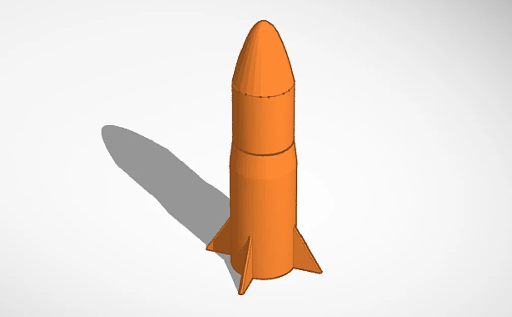 Mô hình tên lửa (Rocket) 3D decor độc đáo - Image 1