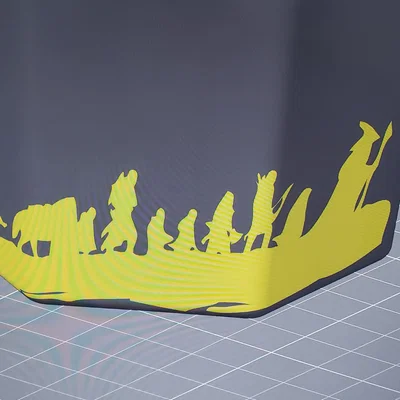 Ống đựng Playmat in 3D phong cách Chúa Tể Những Chiếc Nhẫn