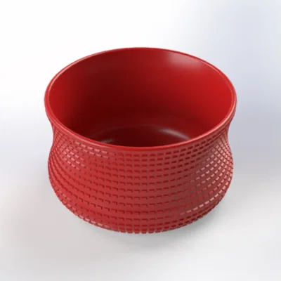 Chậu trồng cây TEGNO Bloempot 01 200mm (Mẫu in 3D đẹp)