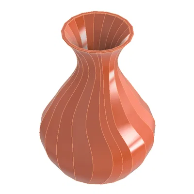 Mẫu lọ hoa trang trí 3D nhỏ gọn cao 120mm