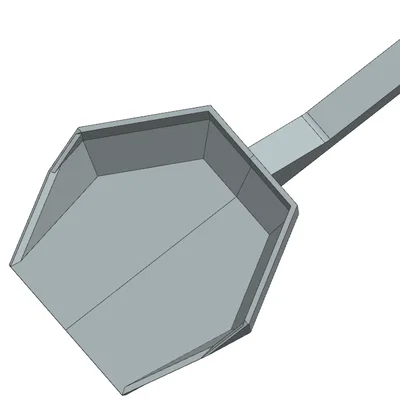 Geometric Scoop: Xẻng xúc thực phẩm thiết kế hình học hiện đại
