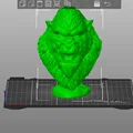 Mô hình tượng bán thân quái vật tuyết Yeti (Bust of the Yeti) in 3D - Thumbnail 2
