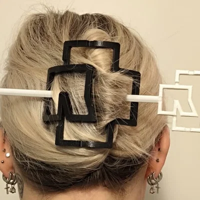 Kim cài tóc Rammstein (Rammstein Hair Needle) - Phụ kiện độc lạ cho fan