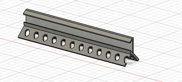 Thanh dẫn hướng dải LED lắp góc (LED strip guides) in 3D bền đẹp - Image 1