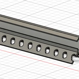 Thanh dẫn hướng dải LED lắp góc (LED strip guides) in 3D bền đẹp