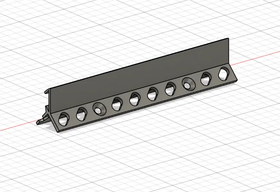 Thanh dẫn hướng dải LED lắp góc (LED strip guides) in 3D bền đẹp - Image 2