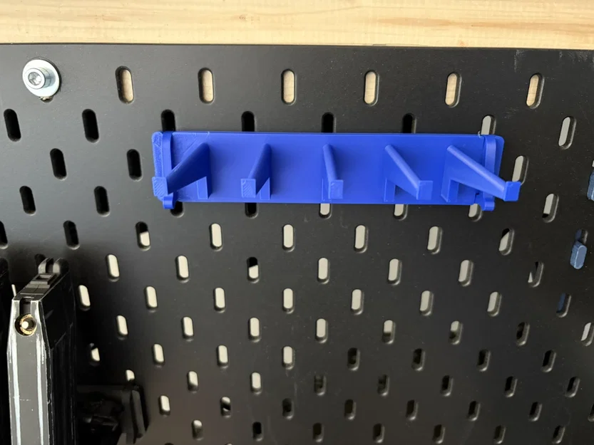 Giá treo hộp tiếp đạn AKX/AKM trên bảng IKEA Skadis (In 3D) - Image 1