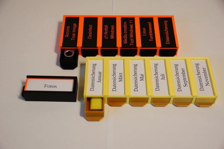 USB Stick Service Box – Hộp dịch vụ có thể ghi nhãn cho USB - Image 1
