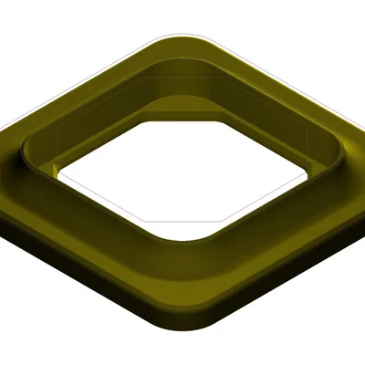 Nắp che ổ cắm công tắc thiết kế Merten tối ưu cho in 3D