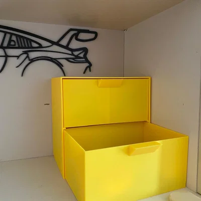 Mẫu Hộp Lưu Trữ Để Bàn Tiện Lợi (Storage Box) In 3D