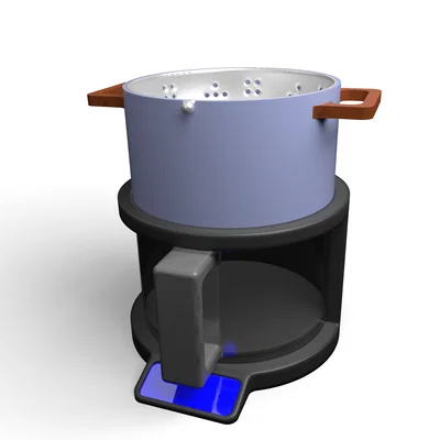Waku - Mô hình 3D ấm đun nước thông minh tích hợp tính năng nấu mì