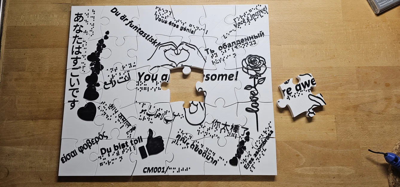 Jigsaw puzzle cho người khiếm thị - Image 1
