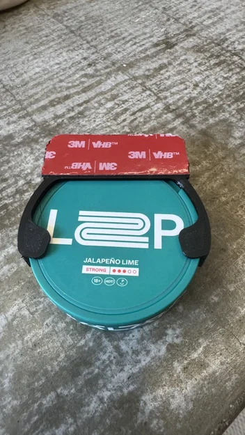 Kẹp giữ lon Snus/Zyn gắn dưới bàn (Snus/Zyn Can Desk Holder) - Image 3