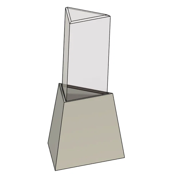 Đế giữ lăng kính cầu vồng (Rainbow Crystal) in 3D tinh tế - Image 1