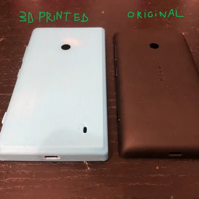 Nắp lưng 3D cho Nokia Lumia 520 thiết kế vuông vức độc đáo