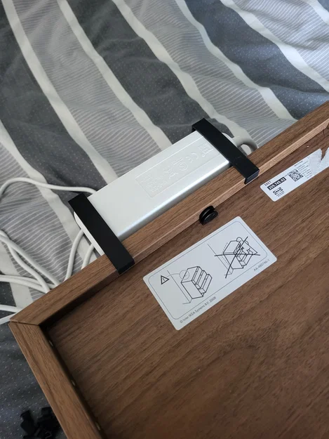 Giá gắn ổ điện cho IKEA EKET (Ikea Eket power strip mount) - Image 3