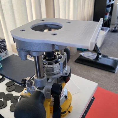 Dẫn hướng máy phay Dewalt Microjig Matchfit (in 3D)