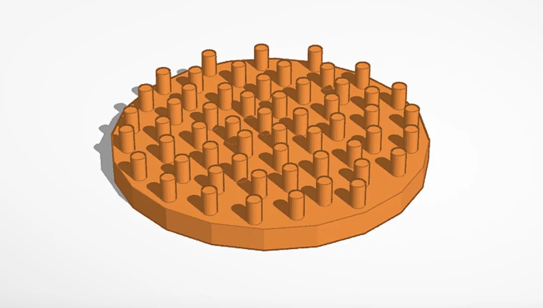 Mẫu in 3D bàn chải chải lông ngựa cầm tay tiện dụng - Image 1