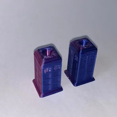 Hạt charm TARDIS Doctor Who in 3D