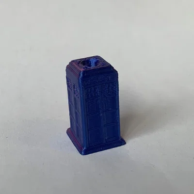 Hạt charm TARDIS Doctor Who in 3D