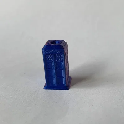 Hạt charm TARDIS Doctor Who in 3D