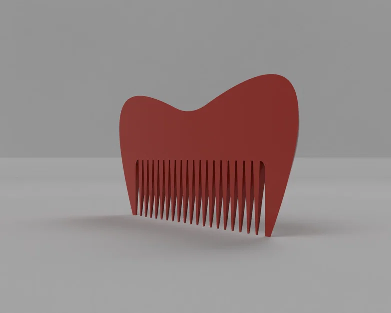 Lược Chải Tóc Thiết Kế Tối Giản In 3D Đẹp Mắt - Image 1
