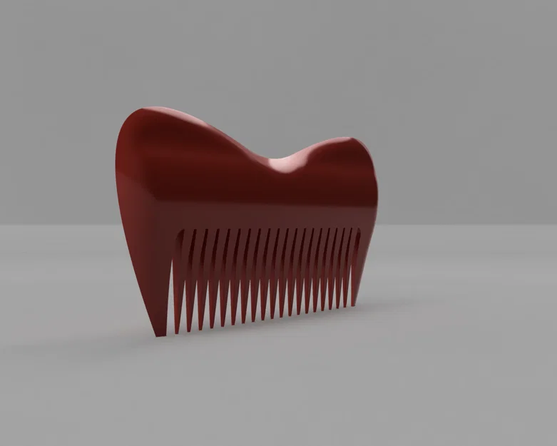 Lược Chải Tóc Thiết Kế Tối Giản In 3D Đẹp Mắt - Image 2