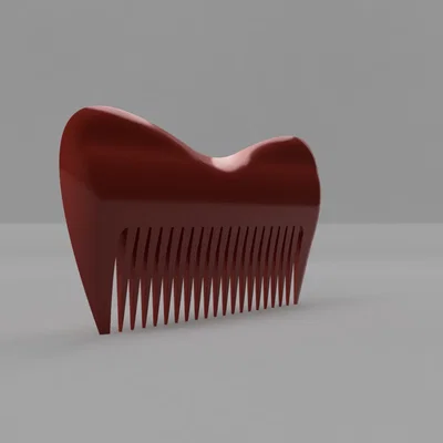 Lược Chải Tóc Thiết Kế Tối Giản In 3D Đẹp Mắt