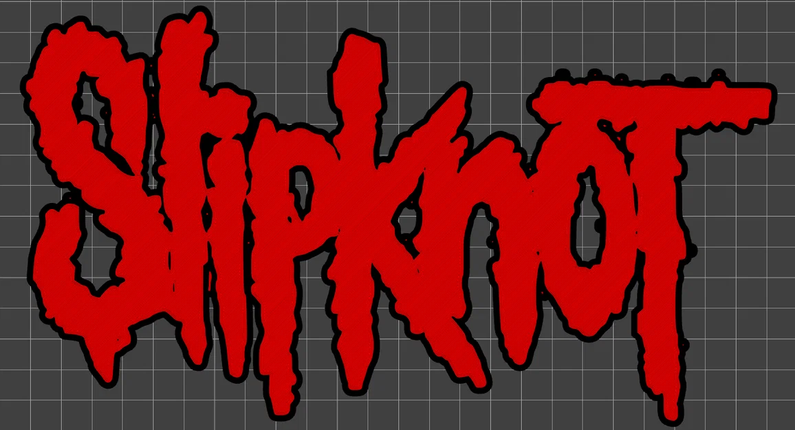 Mô hình logo ban nhạc Slipknot 3D - Tự in tại nhà cực chất - Image 2