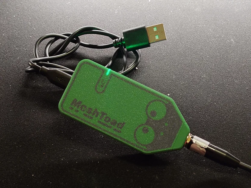 Vỏ bấm khớp đơn giản cho MeshToad v1.x LoRA USB Board (Simple Snap Case) - Image 1