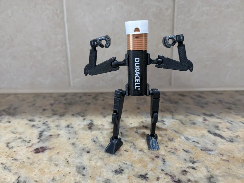 Mũ đội đầu cực xinh cho mô hình 3D AA Battery Buddy - Image 1