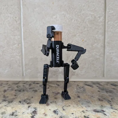 Mũ đội đầu cực xinh cho mô hình 3D AA Battery Buddy