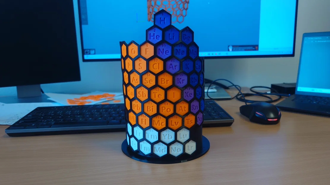 Bảng Tuần Hoàn 3D Dạng Hình Trụ (3D Periodic Table) - Image 2
