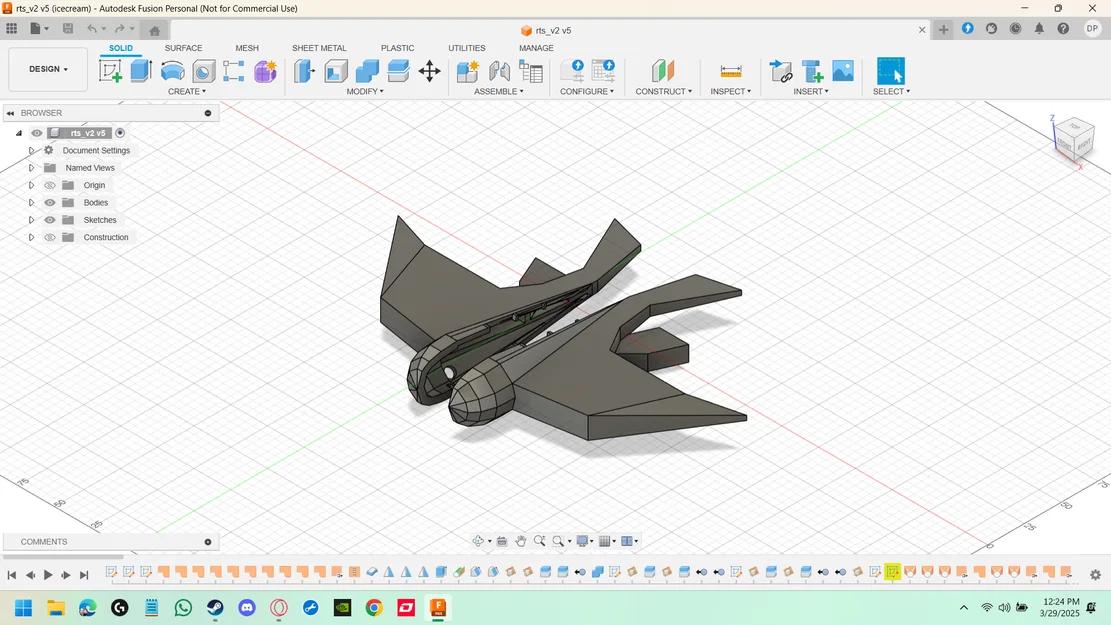 Mô hình tàu Race the Sun để in 3D - Image 7