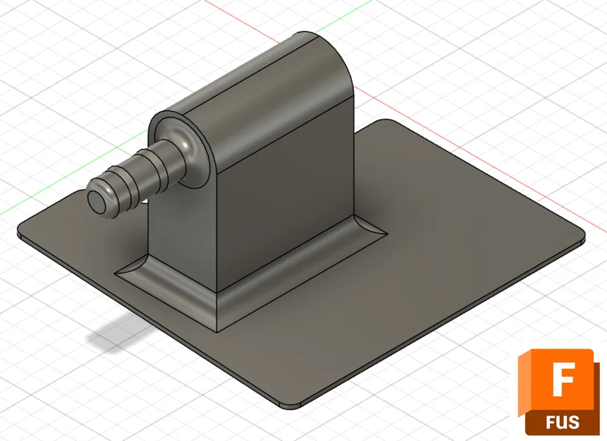 Bản lề thay thế cho tấm che cốp xe Fiat Punto (3D Printed) - Image 1