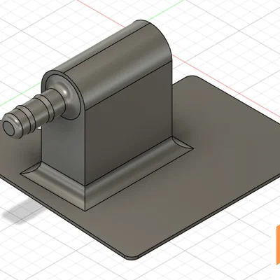 Bản lề thay thế cho tấm che cốp xe Fiat Punto (3D Printed)