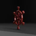 Mặt dây chuyền hình bánh lái tàu biển 3D - Phụ kiện độc đáo - Thumbnail 1