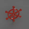 Mặt dây chuyền hình bánh lái tàu biển 3D - Phụ kiện độc đáo - Thumbnail 10