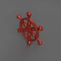 Mặt dây chuyền hình bánh lái tàu biển 3D - Phụ kiện độc đáo - Thumbnail 12