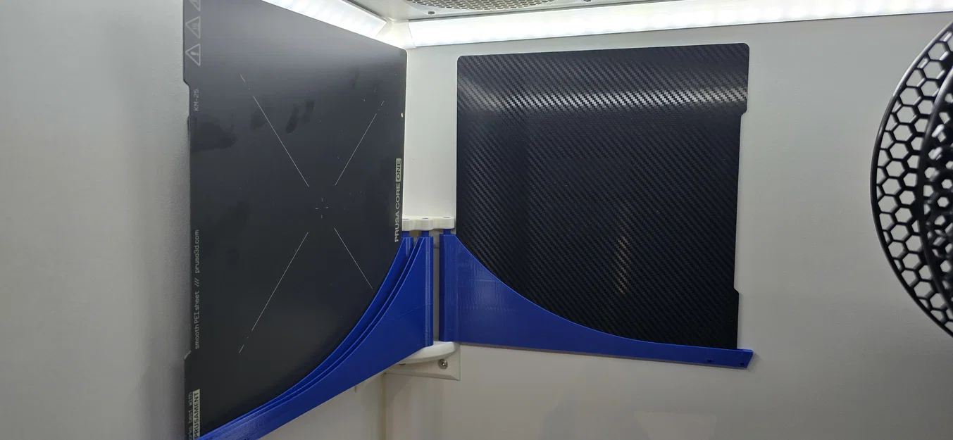 Giá treo tấm thép in 3D cho Prusa Mini và Core One gọn gàng - Image 2