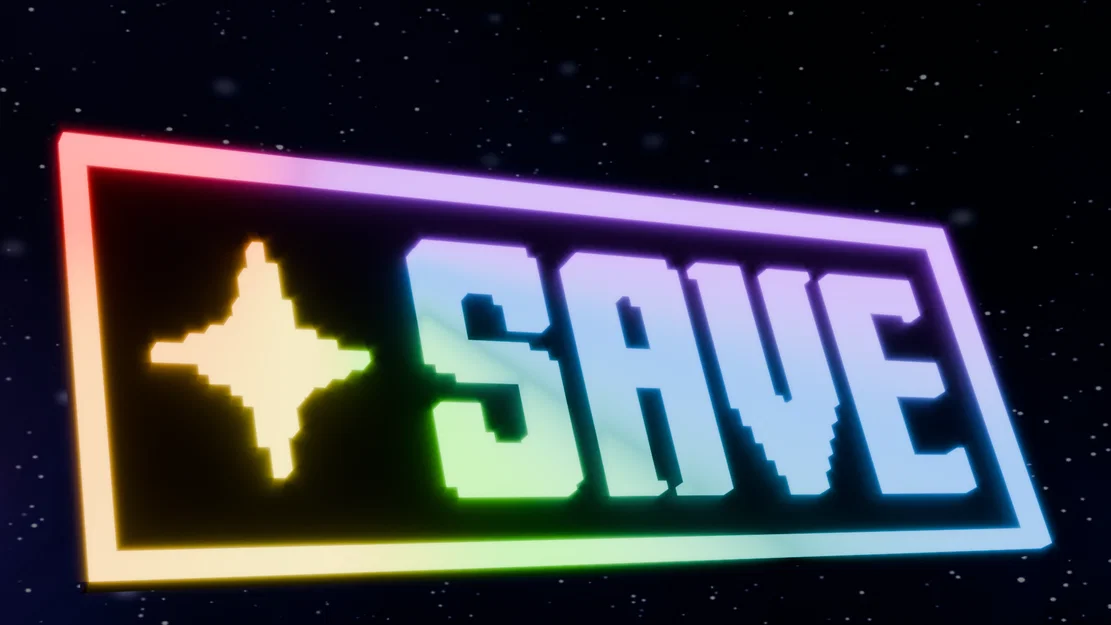 Mô hình trang trí nút SAVE biểu tượng từ Undertale - Image 3