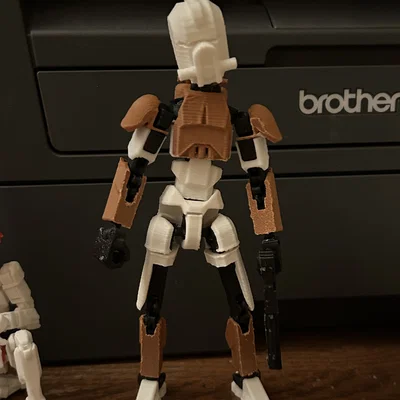 Mô hình 3D Clone Commander Monnk cho khung Dummy 13 cực chất